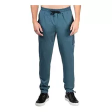 Pants Deportivo Para Correr Natori Hombre Jogger Azul