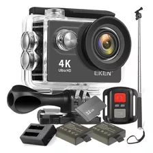 Kit Câmera Eken H9r Action 4k + 32gb + Baterias + Carregador