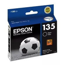 Cartucho Original Epson T135 Preto 5ml T25 Tx123 Tx125 Tx133