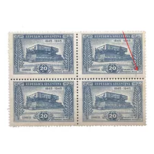 Argentina 461 Gj 925b Variedad Rivada_ia Catalogado Año 1945