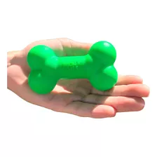 Brinquedo Pet Cachorro Osso Ossinho Anti Stress Raça Pequena Cor Verde