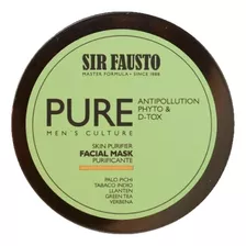 Sir Fausto Pure Facial Mask Dtox X 100 Ml Premium 