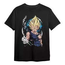 Camiseta Majin Vegeta Dragon Ball Z Gt Super Geek Nerd Blusa