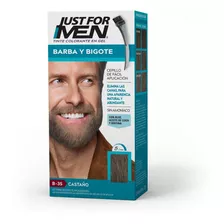 Just For Men Colorante Gel Barba Y Bigote Tapa Canas Castaño