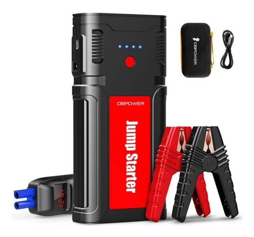 Arrancador Batería Portátil Powerbank Cargado 21800mah 2500a