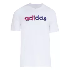 Playera adidas Hombre Caballero Blanco Casual Essentials