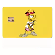 Adesivo De Cartão De Credito E Débito Personalizado Simpsons