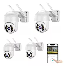 Kit 4 Camera Segurança 5g Wifi Externa Prova Dágua Yoosee A8