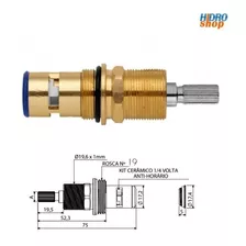 Reparo Registro Pressão Fabrimar Chuveiro 1/4 Volta Blukit