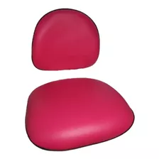 Conj Assento E Encosto Rosa Cadeira Executiva Corino/courvin