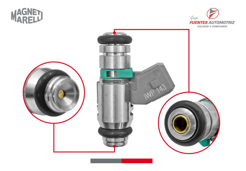 Inyector Gasolina Renault Clio 1.6 2006 2007 2008 2009 2010 Foto 3