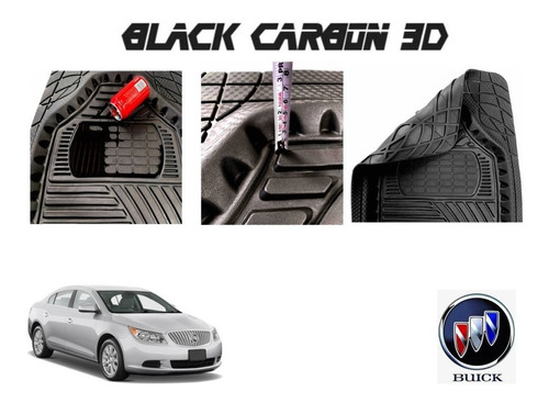 Tapetes Premium Black Carbon 3d Buick Lacrosse 2010 A 2013 Foto 4