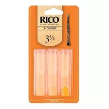 Pack 3 Cañas Para Clarinete 3.5 Rico Rca0335