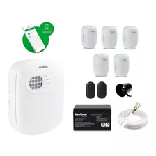 Kit Alarme Intelbras Anm 24 App 5 Sensor Infra Com Fio