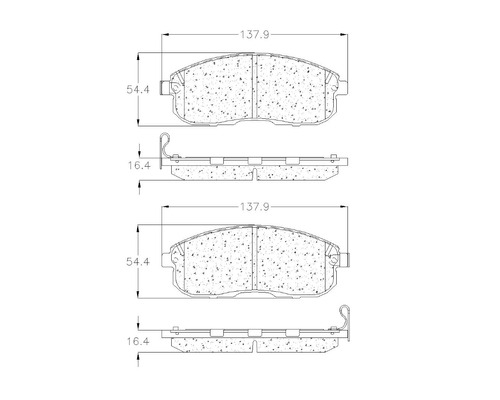 Balatas Delanteras Nissan Altima Gxe 1993 - 1997 2.4l Grc Foto 2