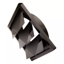 Veneziana Autofechante Grade Para Exaustor 150mm Preto