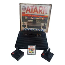 Video Game Atari 2600 Polyvox Único Dono Número Batendo 