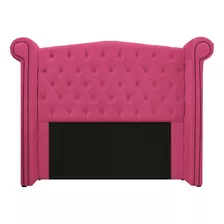 Cabeceira Estofada Veneza 140 Cm Casal Corano Pink