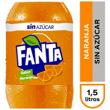 Fanta Sin Azucar 1.5 L - Pack 6 Botellas