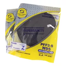 Mascara Elastico Orelha Pff2 N95 Super Safety-preta (20 Pçs)