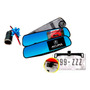 Espejo Retrovisor Logo Personalizado Dvr + Camara De Reversa