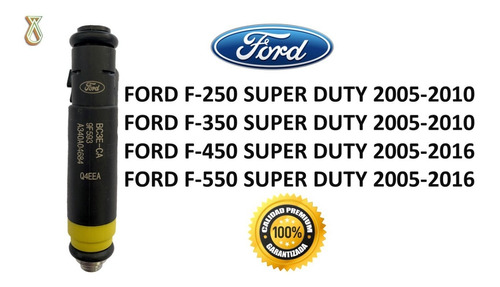 Inyector De Gasolina Ford F250 F350 Super Duty 6.8l Fj931 Foto 2