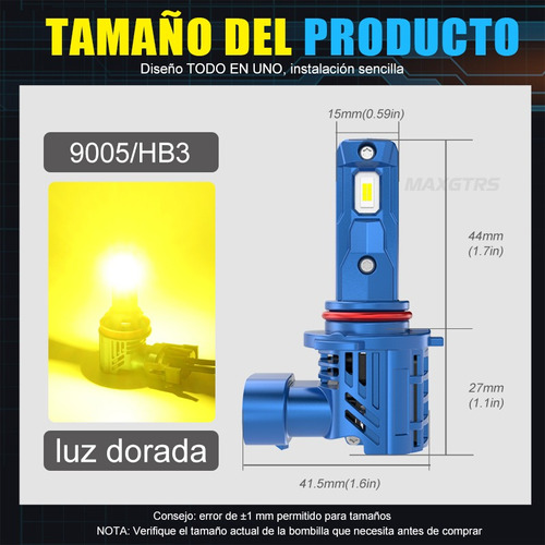 Kit De Focos Led H7 H8 H11 H16 9005 9006 Hb3 Hb4 Canbus Faro Foto 3