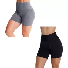 Kit 2 Short Suplex Academia Fitness Legging Corrida Natação