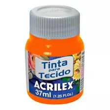 Tinta De Tela Mate Acrilex Orange 37 Ml