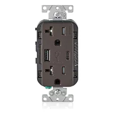 Receptáculo T5833b De 20 Amperios Cargador Usb Tipo C/...