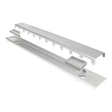 Ralo Linear Elleve Multimaster Tampa Inox 120cm 2 Saídas