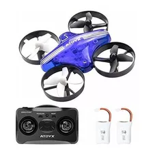 Mini Drone Con Control Remoto Portatil, Luz Led 