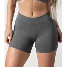 Short Feminino Suplex Academia Fitness Cós Alto Moda Verão