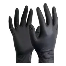 Caja Guantes Nitrilo Negro Talle L 100 Unidades Marca Clover