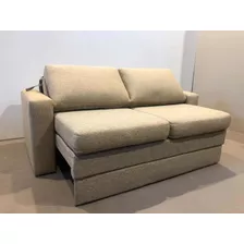 Sofa Cama-con Baul-madera Macizo-telas Lavables/ Serra Amobl