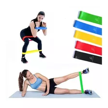 Kit De 5 Bandas Elasticas De Resistencia Fitness Ejercicio