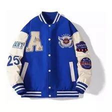 Chaqueta Estudiante Estadounidense Y Camiseta Béisbol Retro