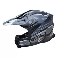 Casco Para Moto Vega Helmets Mcx Talla Xl Color Negro