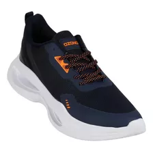 Tenis Deportivo Hombre Azul Textil Capa De Ozono 06003929