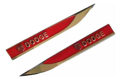 Emblemas Espadines Rojos Dodge Dakota 3.7 2020 Foto 3
