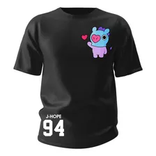 Camiseta Basica Jhope 94 Bt21 Desenho Army Rapper Kpop