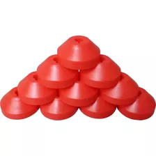 (10) Rojo 7 Plastico Ranurados Cupula Adaptadores  07 mrda