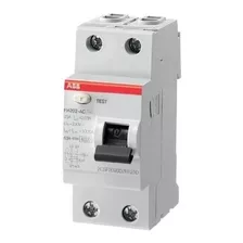 Interruptor Diferencial Miniatura-para Riel Din Abb Fh200 Fh202 Ac-25/0,03