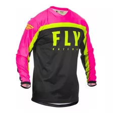 Fly Racing F-16 Jersey Neon Pink/black/hi-vis