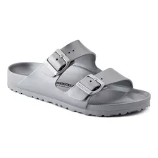 Sandalia Birkenstock Arizona Metallic Silver