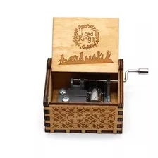 Caja Musical Señor De Los Anillos Café Madera 