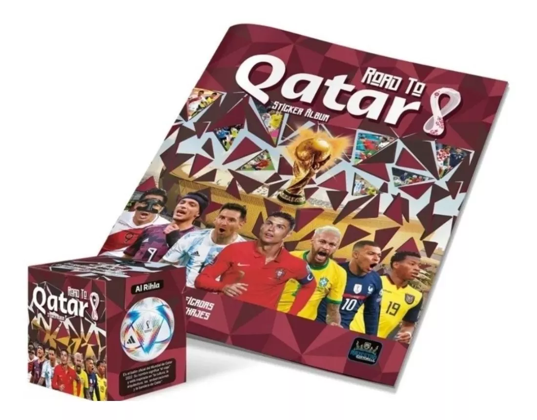 Album Road To Qatar 2022  Set Completo A Pegar