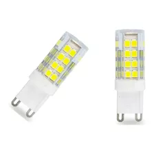 6x Lâmpada Halopin Led G9 5w 52 Leds Para Lustres E Arandela Cor Da Luz Branco-frio 110v/220v