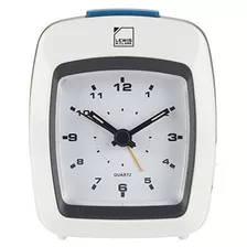 Lewis N Clark Analógico Reloj Despertador Blanco 2062blanco