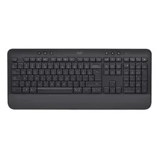 Teclado Bluetooth Logitech Signature K650. Qwerty Inglés Internacional Color Gris Oscuro